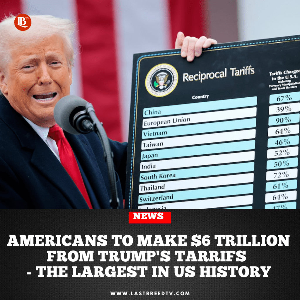 Americans to make $6 Trillion for Trump’s Tarrifs – The Largest in US&nbsp;History